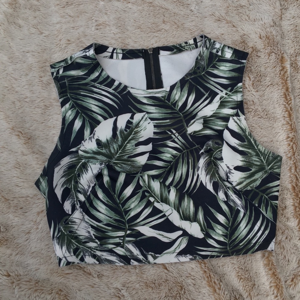 palm frond shirt ☾